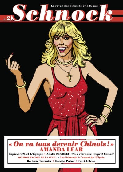 Schnock n°2 - Amanda Lear - LA REVUE DES VIEUX DE 27 A 87 ANS