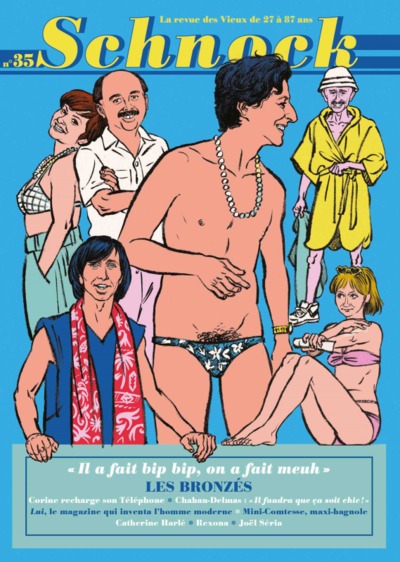 Schnock n°35 - Les Bronzés - LA REVUE DES VIEUX DE 27 A 87 ANS