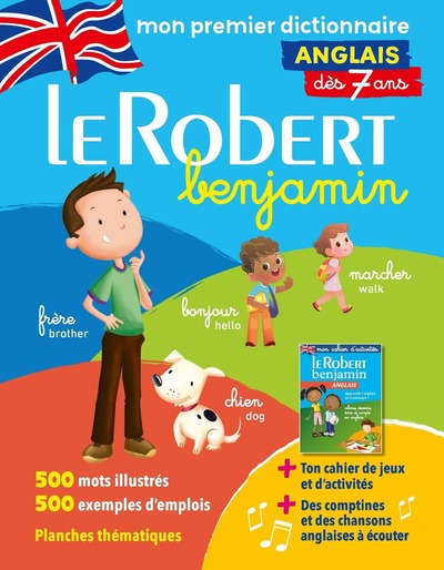 Le Robert Benjamin Anglais - Dès 7 ans - CP-CE