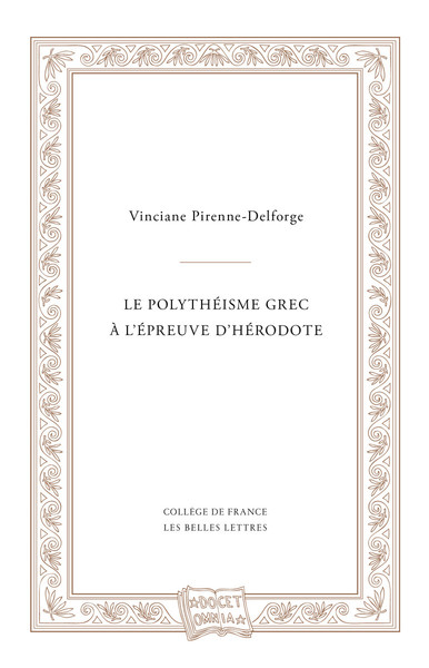 Le Polythéisme grec à l'épreuve d'Hérodote