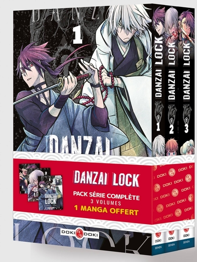 Danzai Lock - Pack promo vol. 01 à 03 - 1 Volume offert