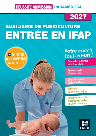 Réussite admission Entrée en IFAP - Auxiliaire de puériculture 2027