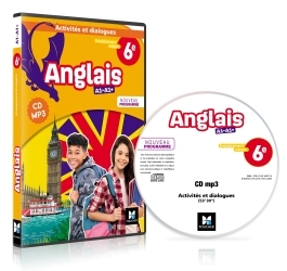 Cahier d'Anglais 6e Enseignement adapté  - Éd. 2025 - CD audio classe