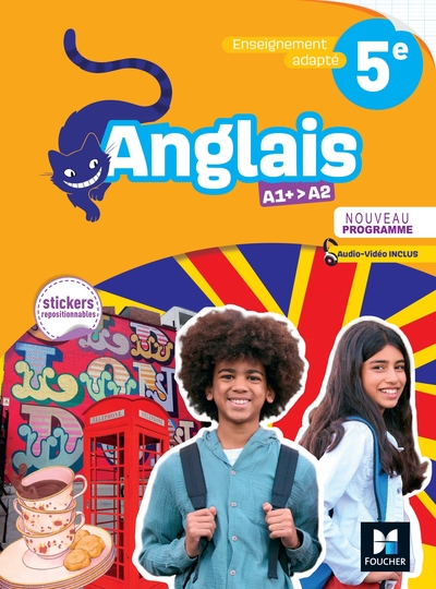 Cahier d'Anglais 5e Enseignement adapté - Éd. 2026 - Livre élève