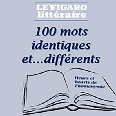 PLV  de 5 ex du Guide 100 mots identiques et...différents: heurs et heurts de l'homonymie