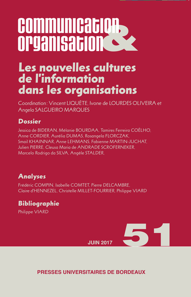 Les nouvelles cultures de l'information dans les organisations