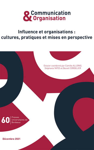 Influence et organisations: cultures, pratiques et mises en perspective