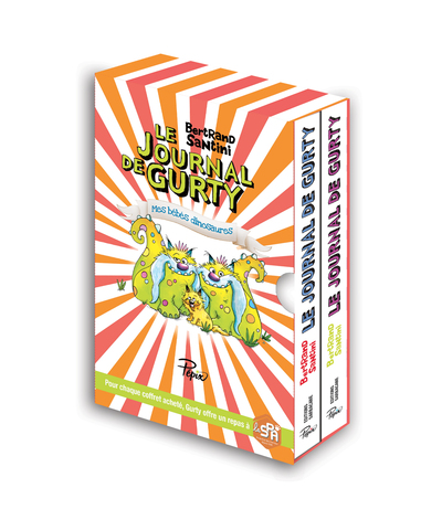 Le Journal de Gurty - Coffret Le Journal de Gurty - T5/T6 - T5 : Vacances chez Tête de Fesses / T6 : Mes bébés dinosaures