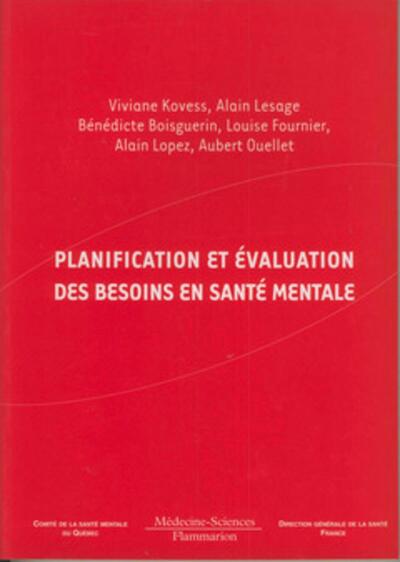 Planification et évaluation des besoins en santé mentale