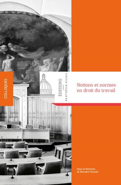 NOTIONS ET NORMES EN DROIT DU TRAVAIL