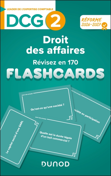 DCG 2 - Droit des affaires - révisez en 170 flashcards !