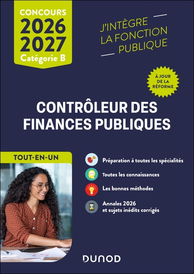 Concours Contrôleur des finances publiques - 2026-2027 - A jour de la réforme - Tout-en-un