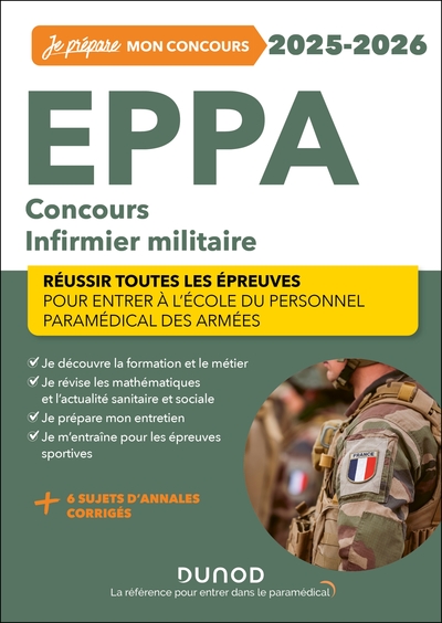 EPPA 2025-2026 - Concours Infirmier militaire - Réussir toutes les épreuves