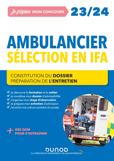 Concours Ambulancier 2023/2024 - Sélection en IFA