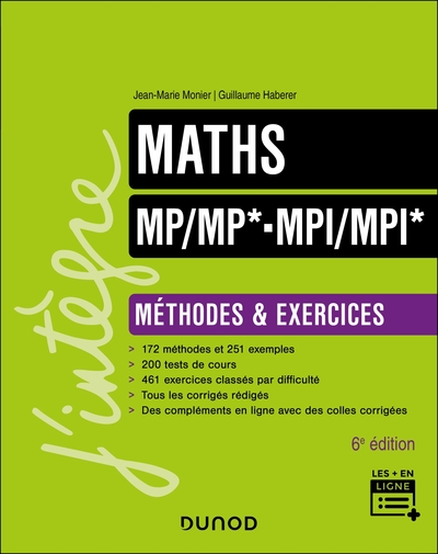 Maths Méthodes et Exercices MP/MP*- MPI/MPI* - 6e éd.