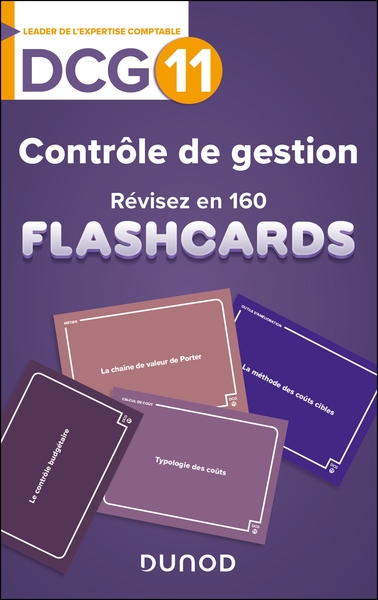 DCG 11 - Contrôle de gestion - révisez en 190 flashcards !