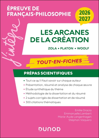 Tout-en-fiches - Prépas scientifiques Français-philosophie - 2026-2027