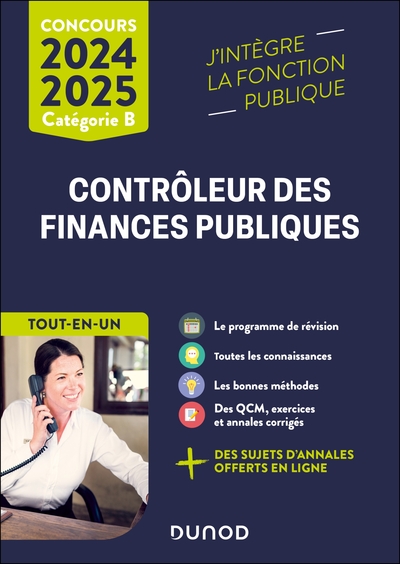 Concours Contrôleur des finances publiques - 2024-2025 - Tout-en-un