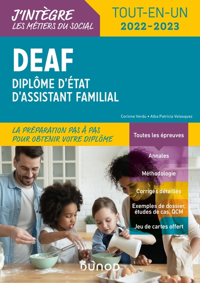 DEAF - Tout-en-un 2022-2023 - Diplôme d'État d'assistant familial