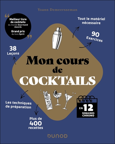 Mon cours de cocktails - En 12 semaines chrono