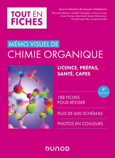 Mémo visuel de chimie organique - 4e éd.