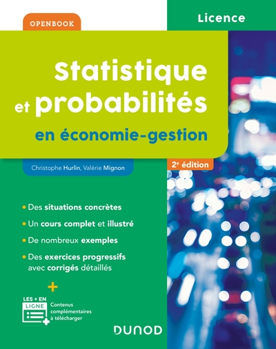 Statistique et probabilités en économie-gestion - 2e éd.