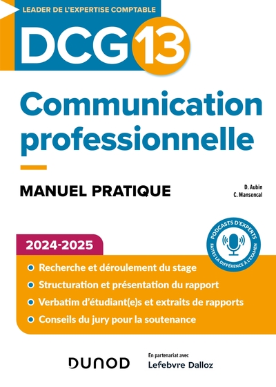 DCG 13 - Communication professionnelle - 2é ed. - Manuel