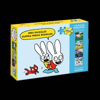 Mes puzzles supra méga rigolos - (4 puzzles évolutifs)