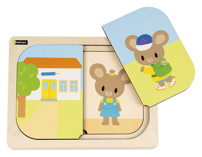 Encastrement à étages Kimi va à l'école