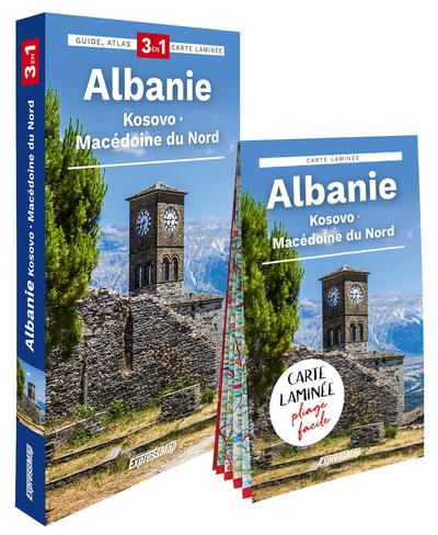 Albanie, Kosovo, Macédoine du Nord (guide 3en1)