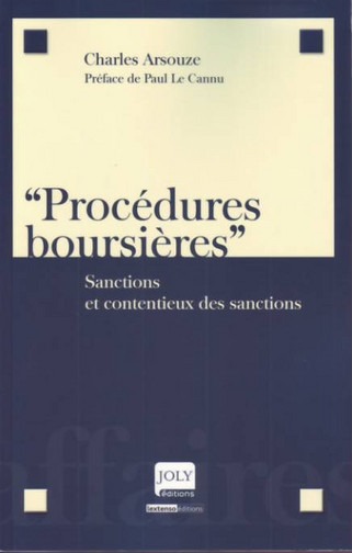procédures boursières - SANCTIONS ET CONTENTIEUX DES SANCTIONS