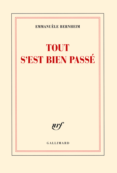 Tout s'est bien passé