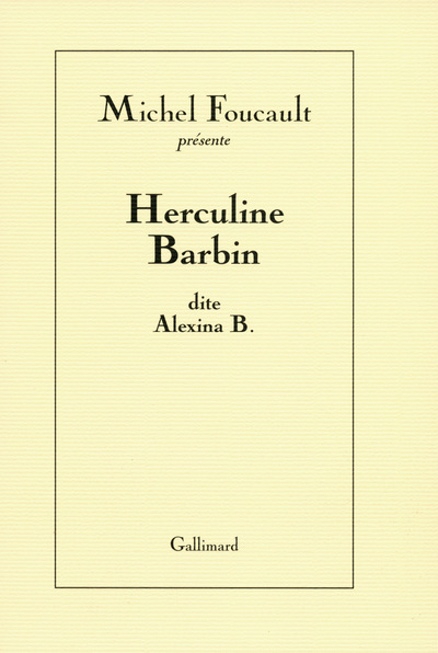 Herculine Barbin dite Alexina B.