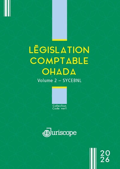 Législation comptable Ohada Volume 2 - Sycebnl