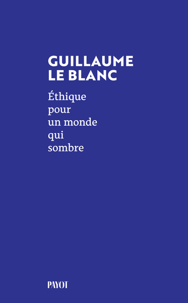 Ethique pour un monde qui sombre - Dans les pas de Walter Benjamin et Hannah Arendt