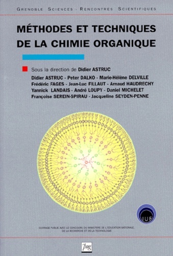 METHODES ET TECHNIQUES DE LA CHIMIE ORGANIQUE