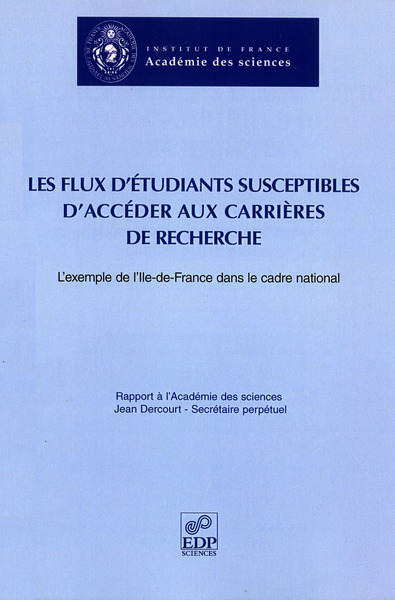 FLUX D'ETUDIANTS ACCEDANT AUX CARRIERES DE RECHERCHE