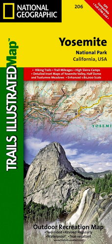 YOSEMITE NATIONAL PARK  1/80.000