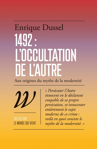 1492 - L'occultation de l'autre