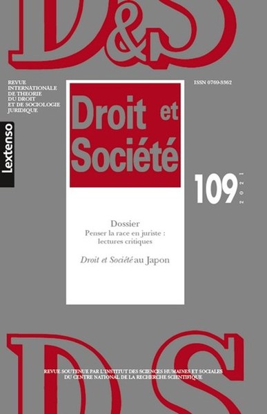 Droit & Société N°109-2021 - Penser la race en juriste : lectures critiques - Droit et Société au Japon