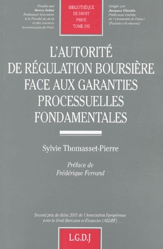 l'autorité de régulation boursière face aux garanties processuelles fondamentale