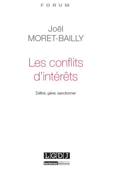 les conflits d'intérêts - DÉFINIR, GÉRER, SANCTIONNER