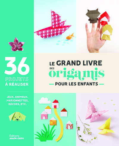 Le grand livre des origamis pour les enfants - Les origamis à portée de main pour les plus petits !