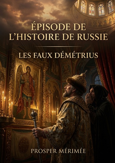 Épisode de l'histoire de Russie - Les faux Démétrius - L'histoire des imposteurs au trône russe racontée par Prosper Mérimée, un récit captivant de complots et de pouvoir.