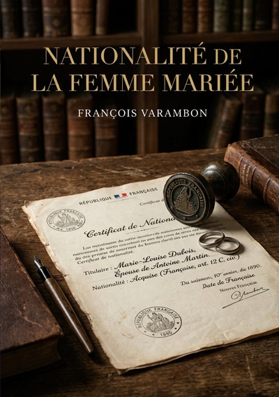 Nationalité de la femme mariée - Une analyse juridique de François Varambon sur la condition de la femme mariée au regard du droit de la nationalité au XIXe siècle