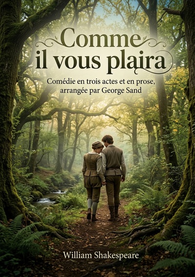 Comme il vous plaira - Comédie en trois actes et en prose, arrangée par George Sand - Une comédie pastorale de William Shakespeare, adaptée par George Sand, explorant l'amour, l'exil et la rédemption dans la forêt des Ardennes.