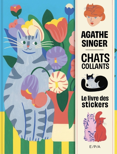 Chats collants : le livre des stickers