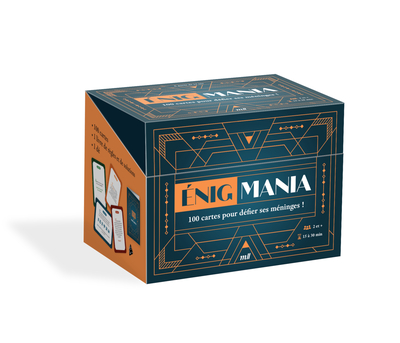 ÉnigMania - 100 cartes pour défier ses méninges ! - Jeu d’ambiance - 2 à 6 joueurs à partir de 14 ans