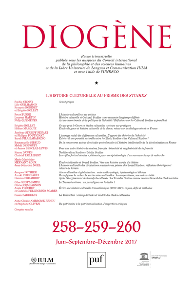 Diogène 2017, n° 258