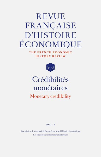 Crédibilités monétaires - Monetary credibility - N°16